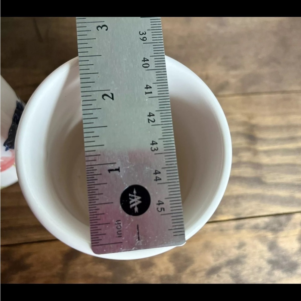 Rae Dunn Artisan Collection 3 Vanity Pieces Stuff & Brushes EUC Floral Holders - Picture 4 of 14